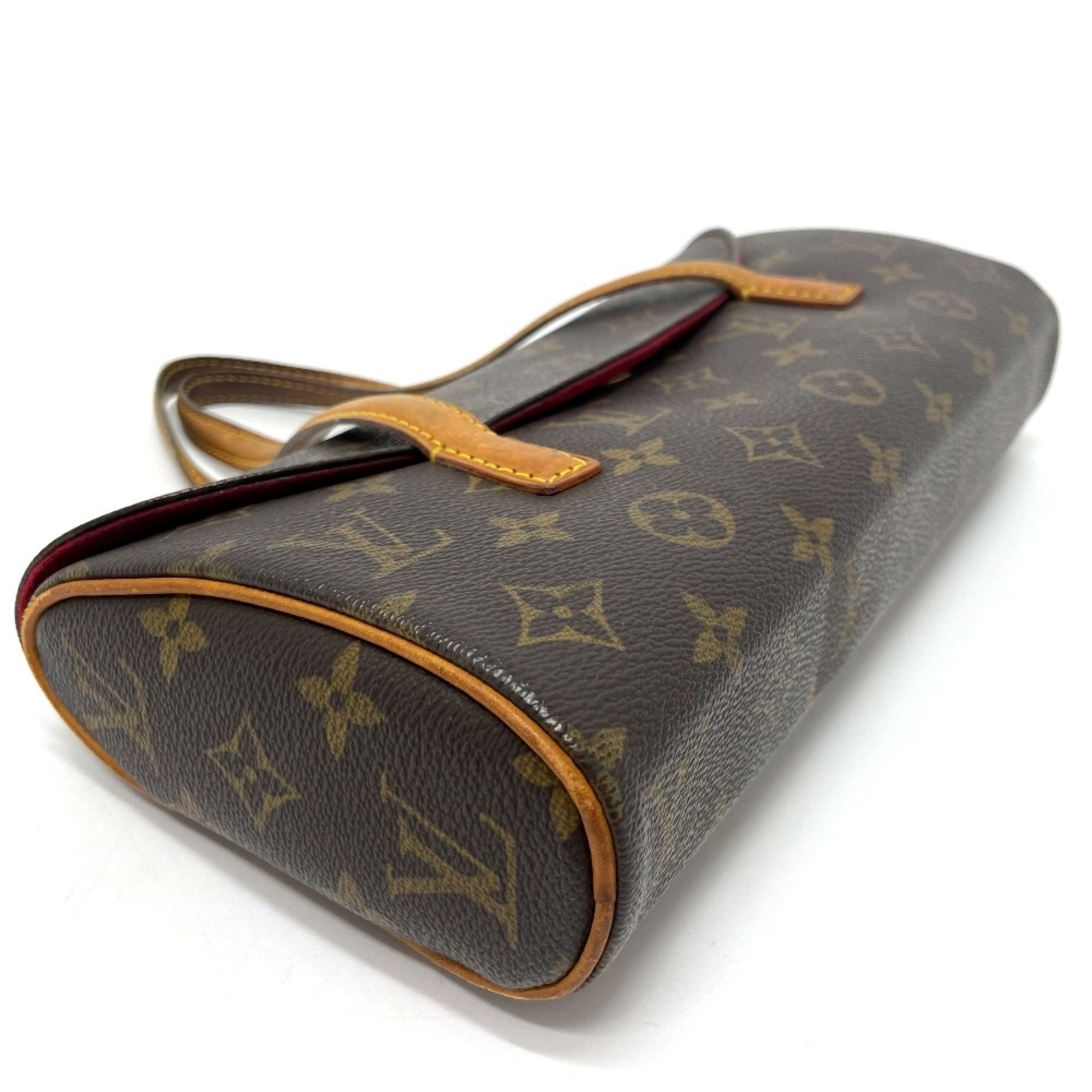 Louis Vuitton M51902 Monogram Width Hand Bag Brown