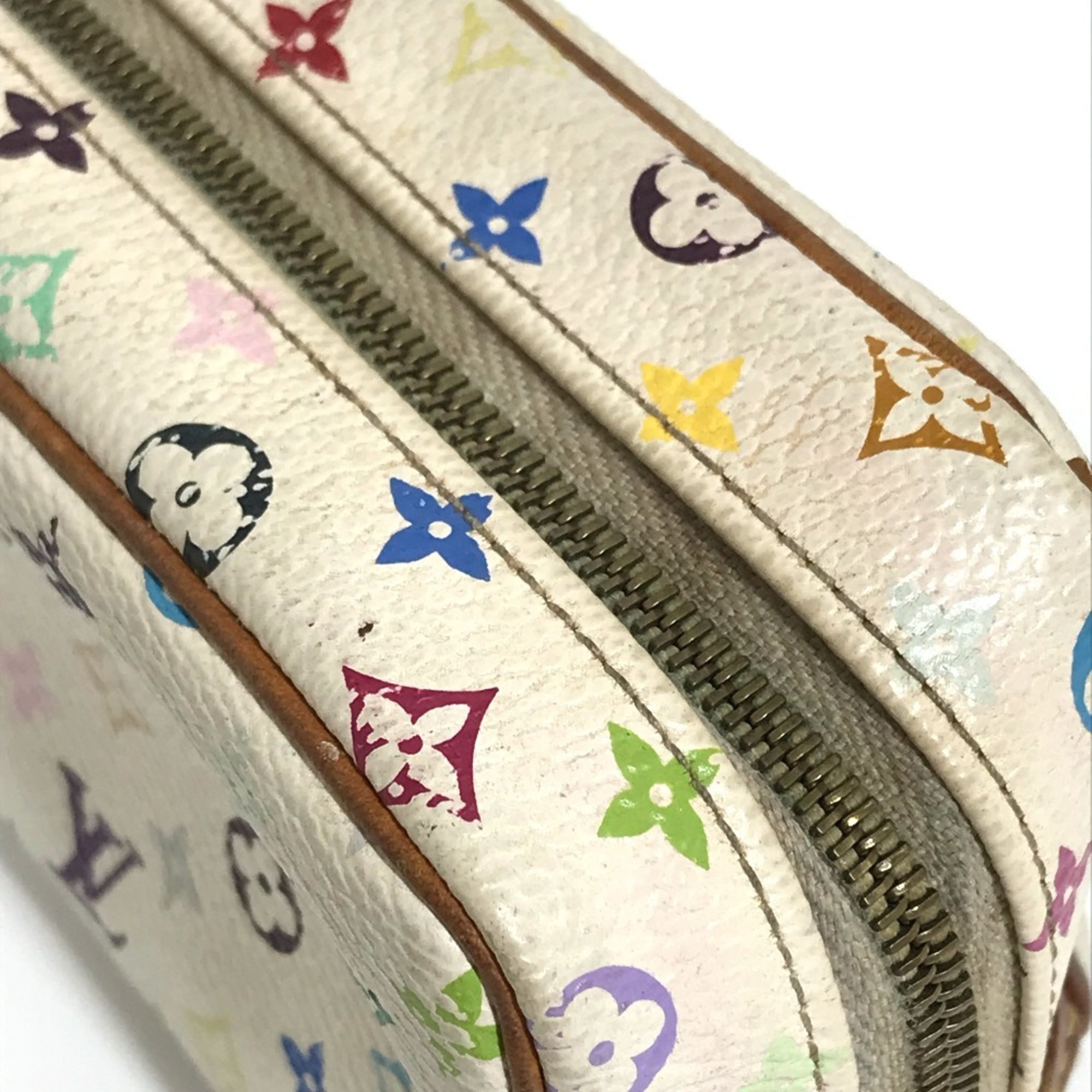 Louis Vuitton M58033 Monogram multi accessory case Pouch Blanc White x Multicolore