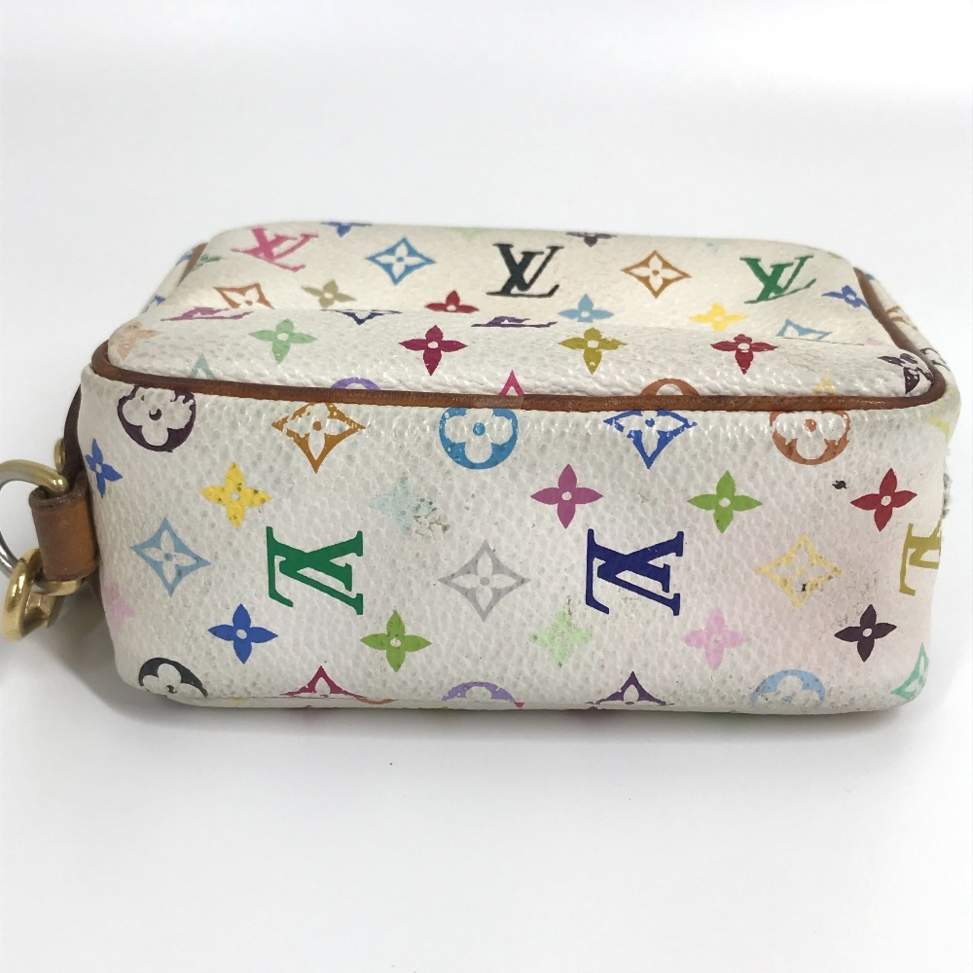 Louis Vuitton M58033 Monogram multi accessory case Pouch Blanc White x Multicolore