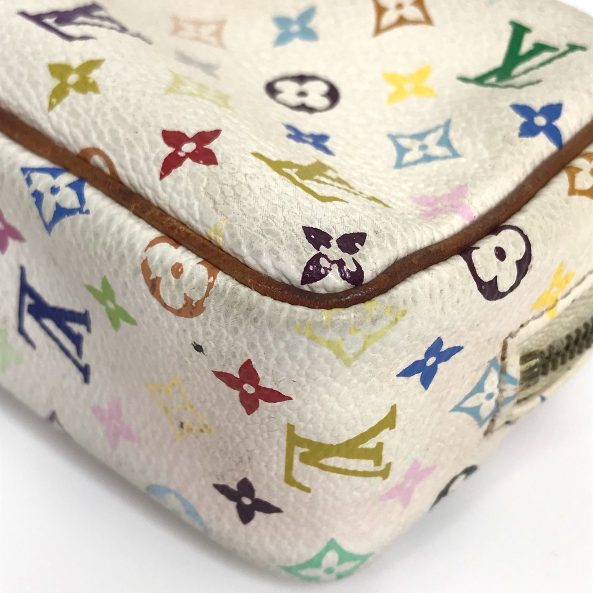 Louis Vuitton M58033 Monogram multi accessory case Pouch Blanc White x Multicolore