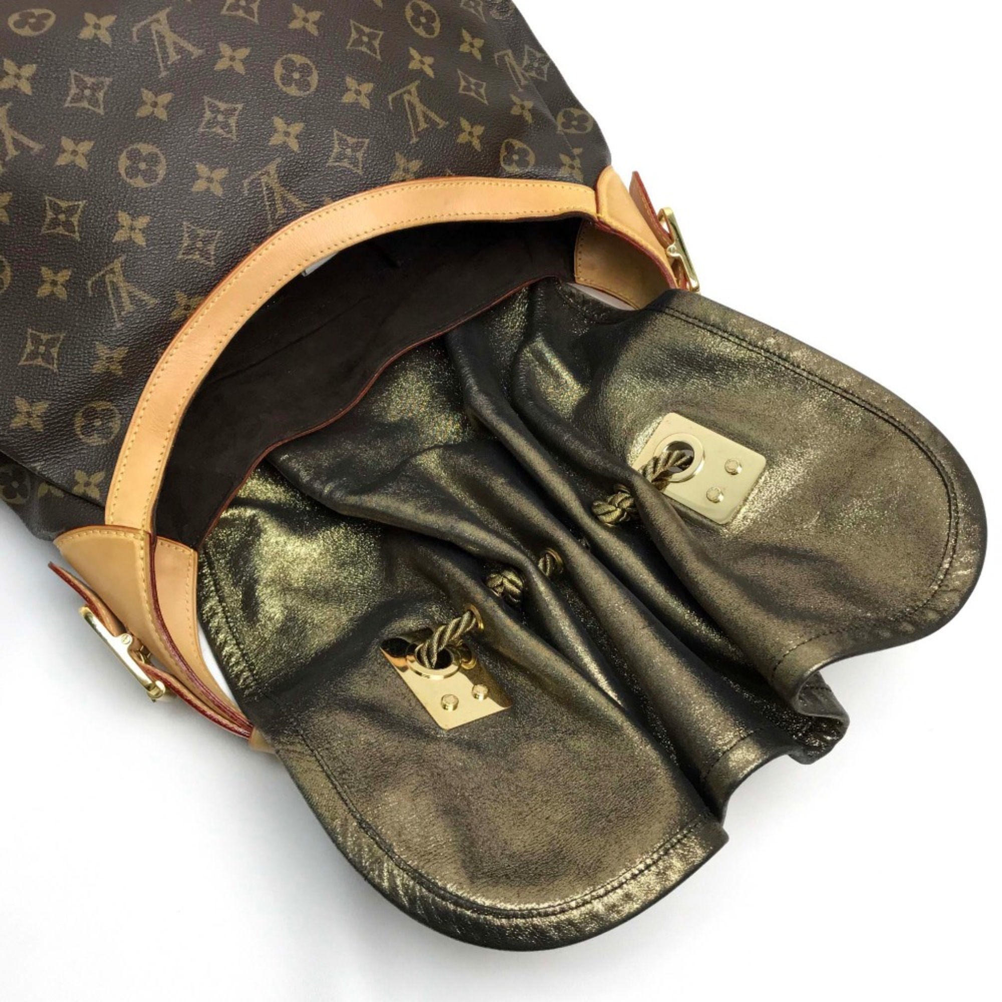 Louis Vuitton M97015 Monogram Hand Bag one shoulder Shoulder Bag Brown