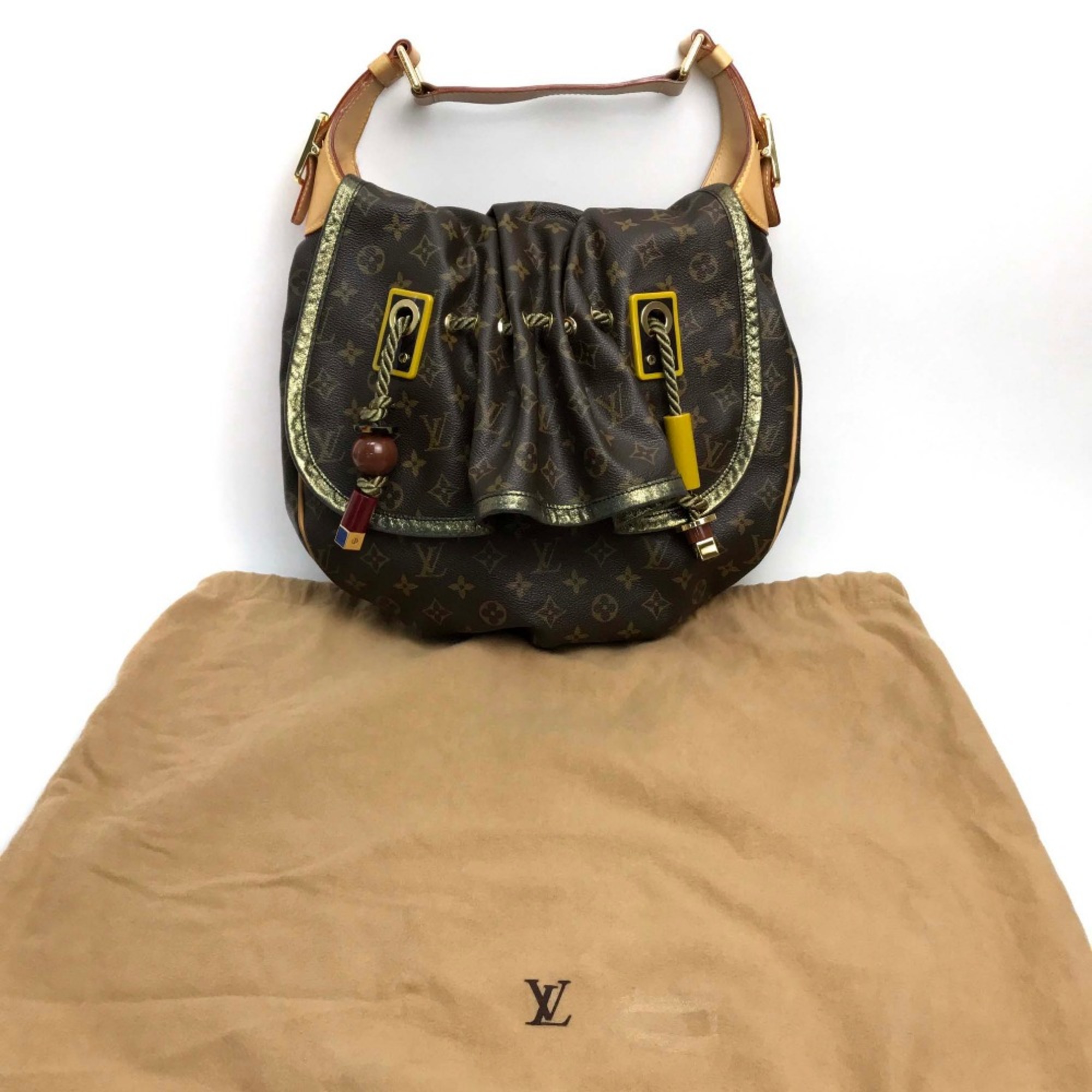 Louis Vuitton M97015 Monogram Hand Bag one shoulder Shoulder Bag Brown