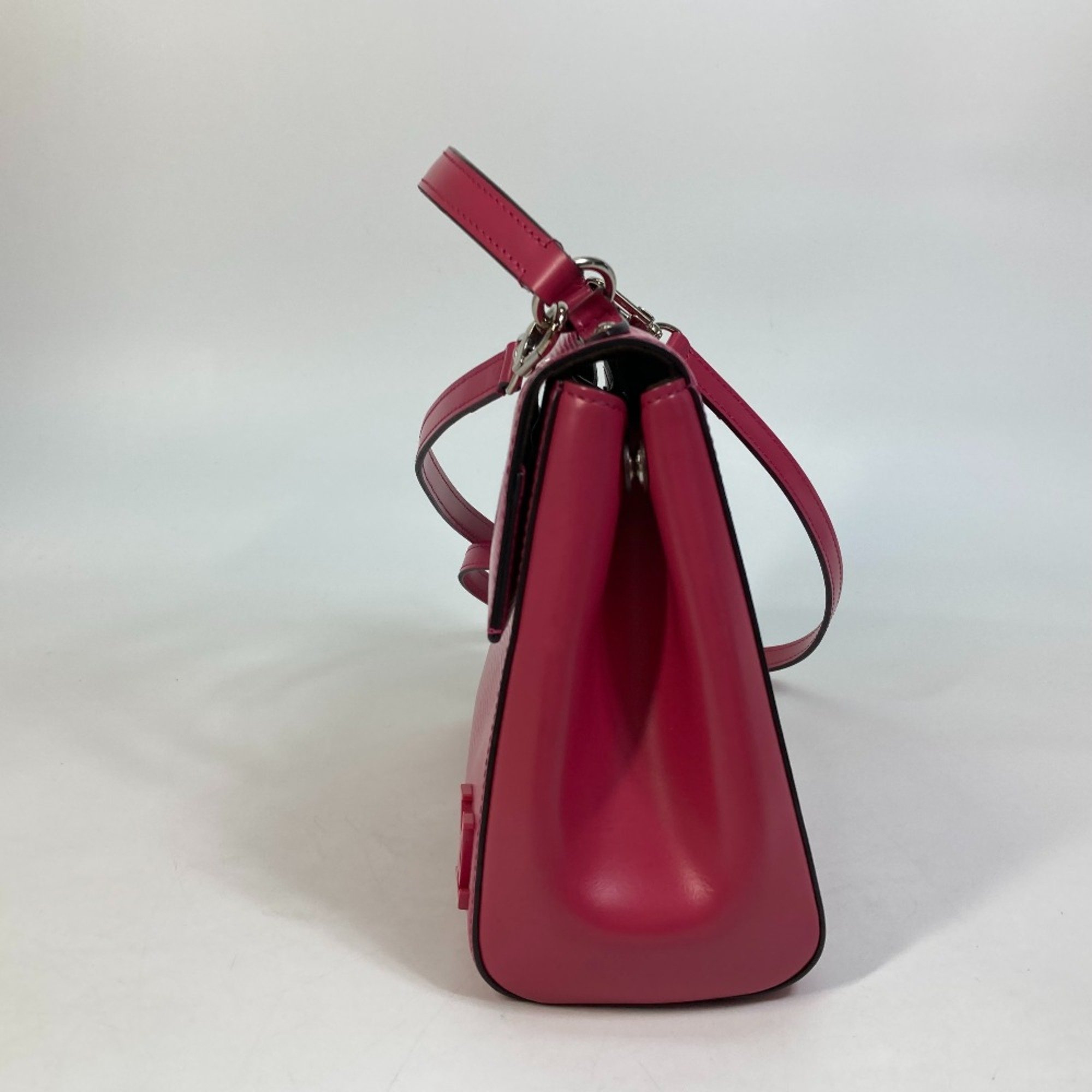 Louis Vuitton M42051 Epi 2WAY Shoulder Bag Hand Bag Hot pink pink