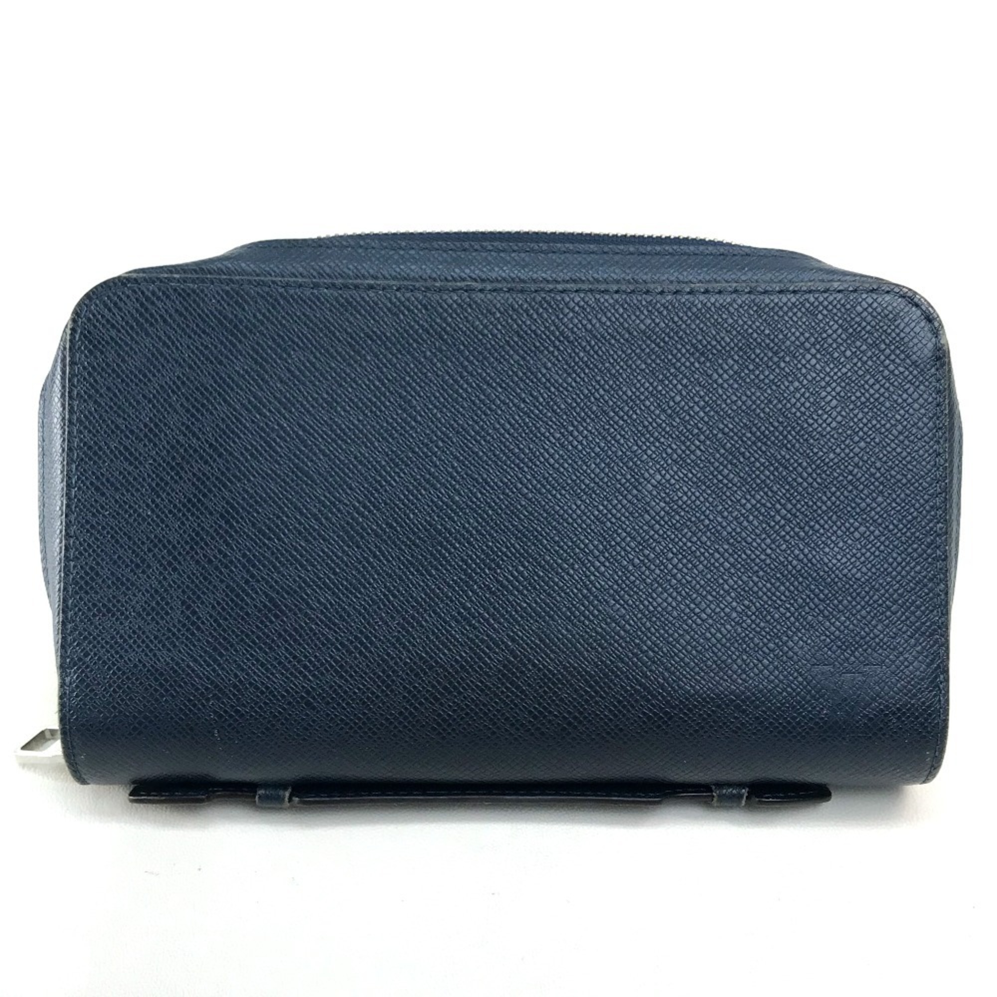 Louis Vuitton M42098 Taiga Bag Clutch bag with handle Long Wallet Ocan Blue Based