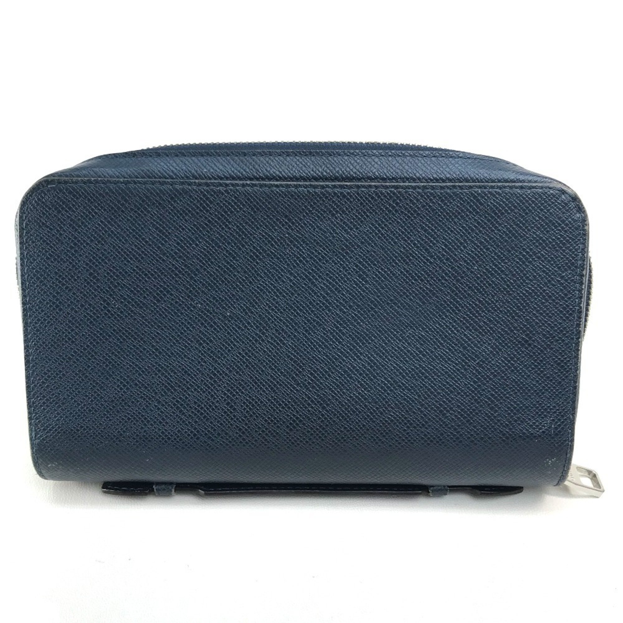 Louis Vuitton M42098 Taiga Bag Clutch bag with handle Long Wallet Ocan Blue Based