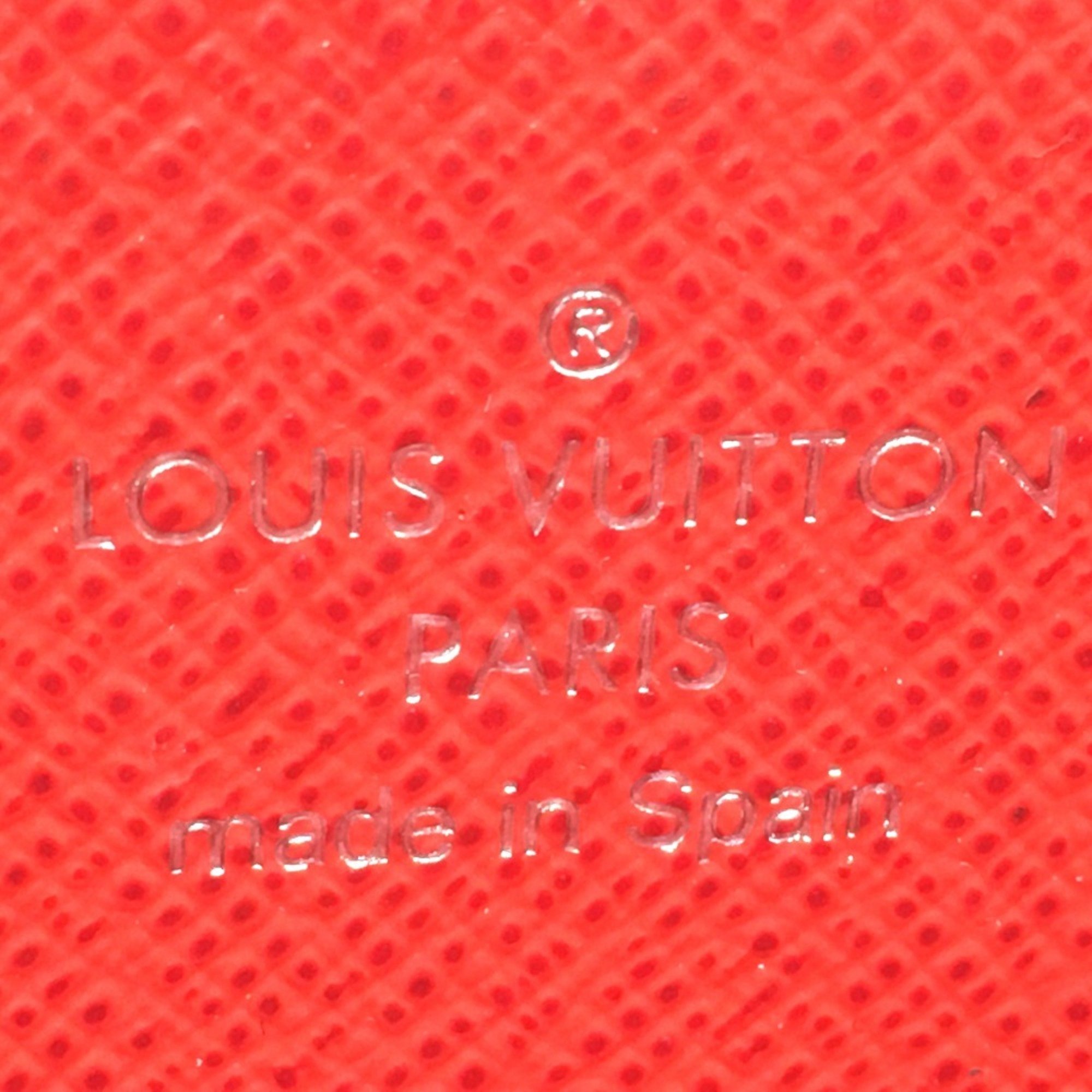 Louis Vuitton M60913 Epi Zip Around Long Wallet Red Coklico