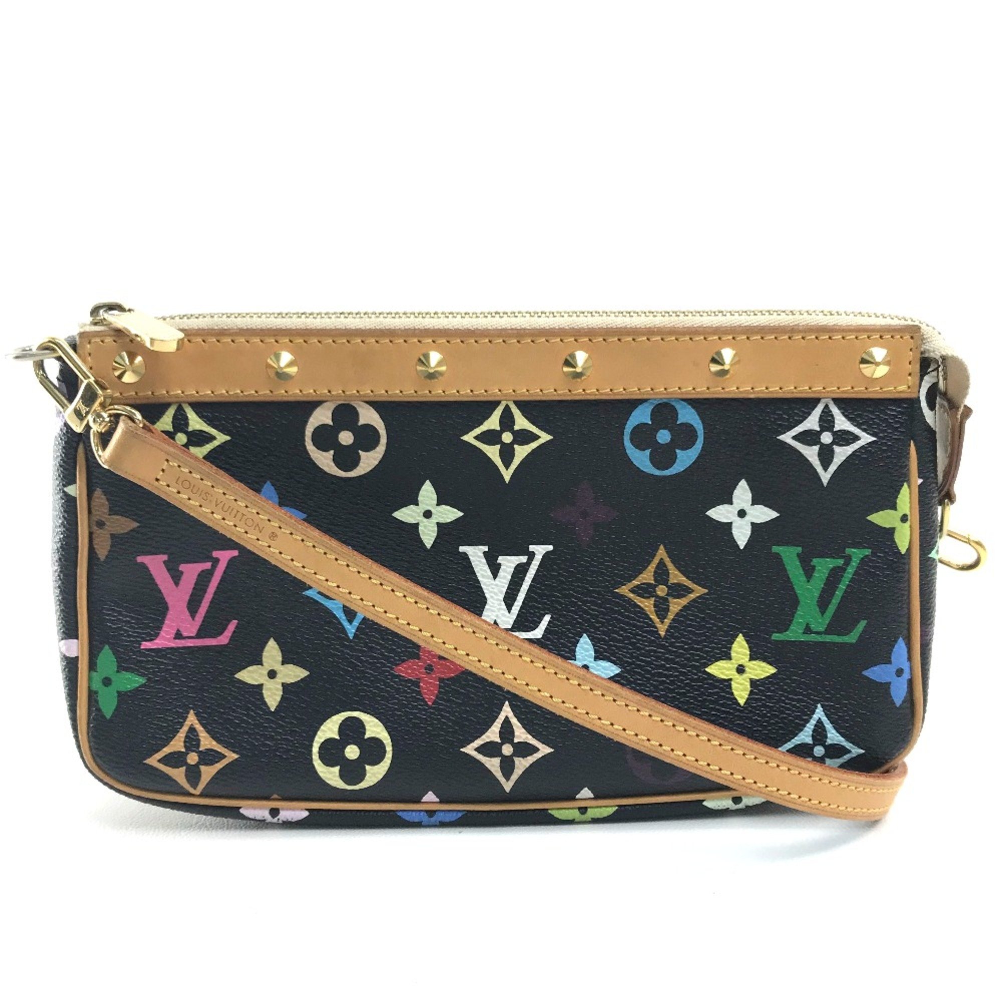 Louis Vuitton M92648 MonogramMulticolore Bag Mini Shoulder Bag Pouch Noir Black x Multicolore