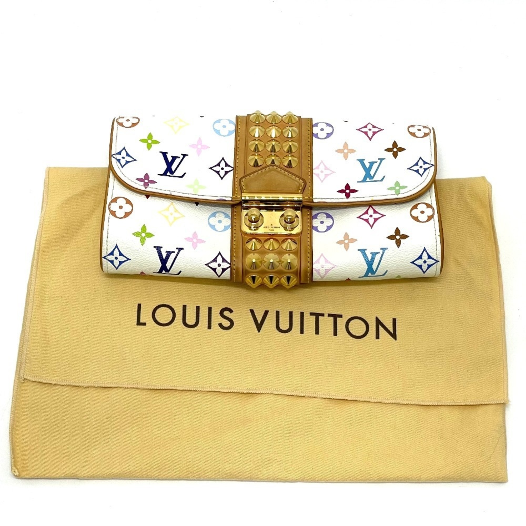 Louis Vuitton M45639 MonogramMulticolore Bag Clutch bag Cluch Bag Blanc Multicolore