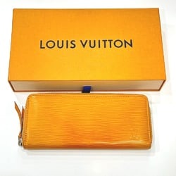 Louis Vuitton M64305 Epi Zip Around Long Wallet saffron