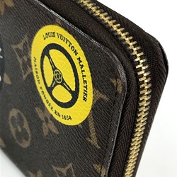 Louis Vuitton M62149 Monogram-Sticker Zip Around Long Wallet Brown