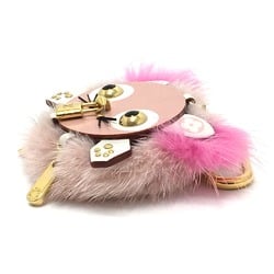 Louis Vuitton M63093 Cat motif bag charm Key Holder pink