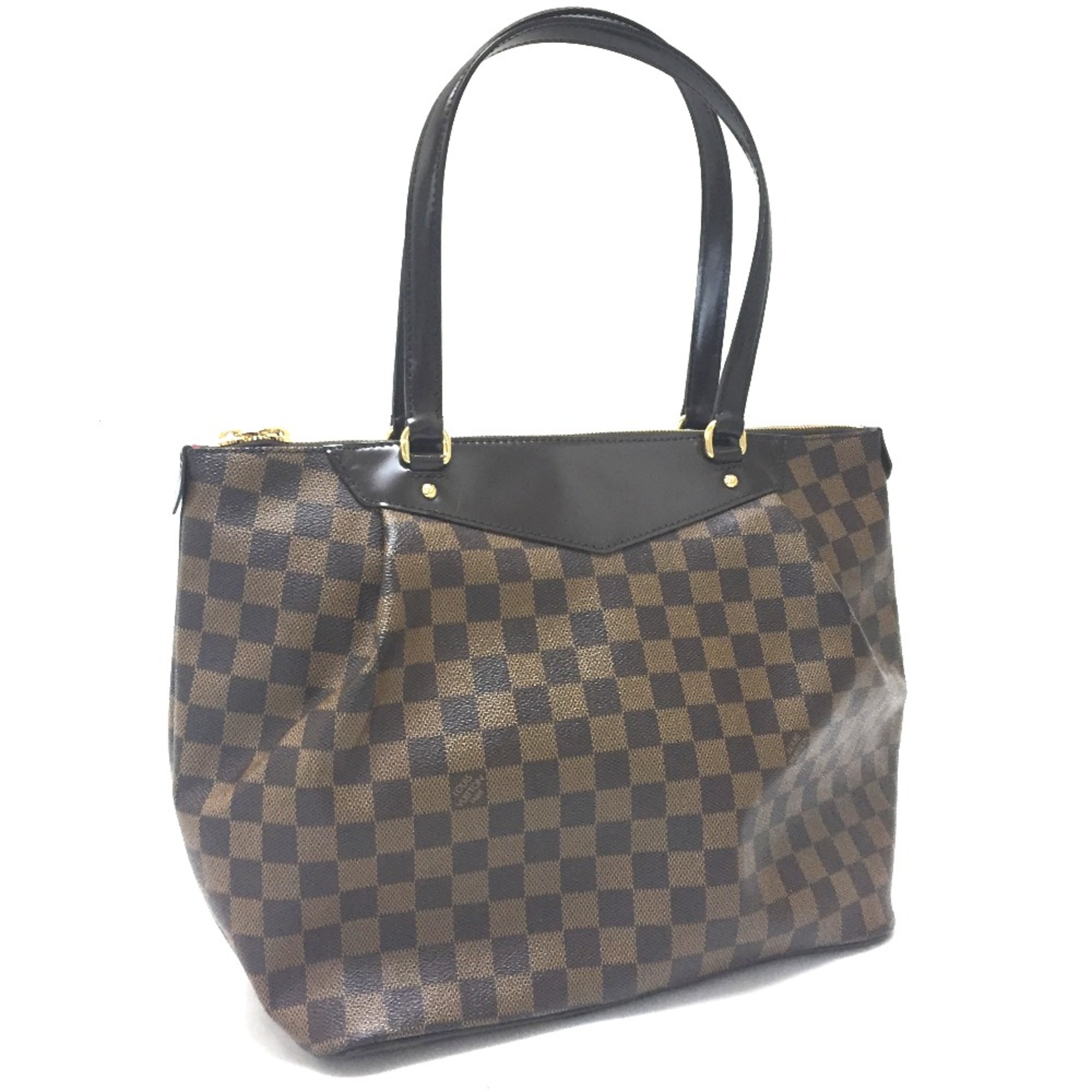 Louis Vuitton N41103 Damier Bag Tote Bag Shoulder Bag Ebene Brown