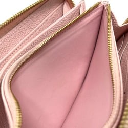 Louis Vuitton M80403 Monogram Empreinte Zippy Wallet Long Wallet Bouton de Rose /Pink GoldHardware pink