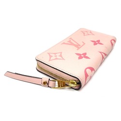 Louis Vuitton M80403 Monogram Empreinte Zippy Wallet Long Wallet Bouton de Rose /Pink GoldHardware pink