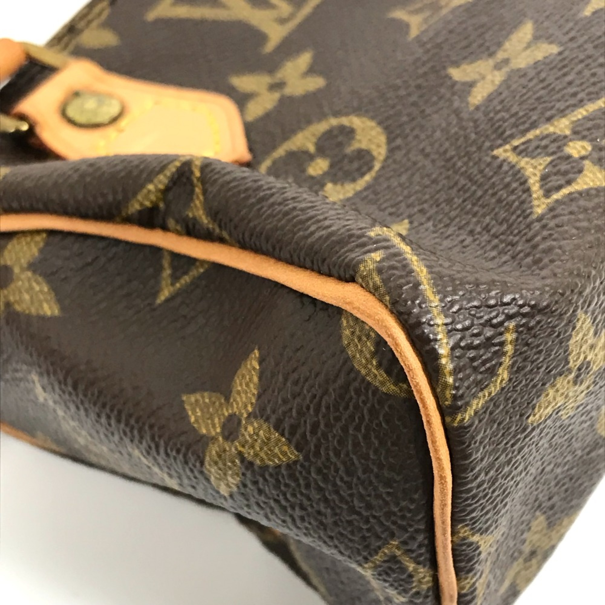 Louis Vuitton M41534 Monogram pouch old model Hand Bag Brown