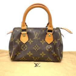 Louis Vuitton M41534 Monogram pouch old model Hand Bag Brown