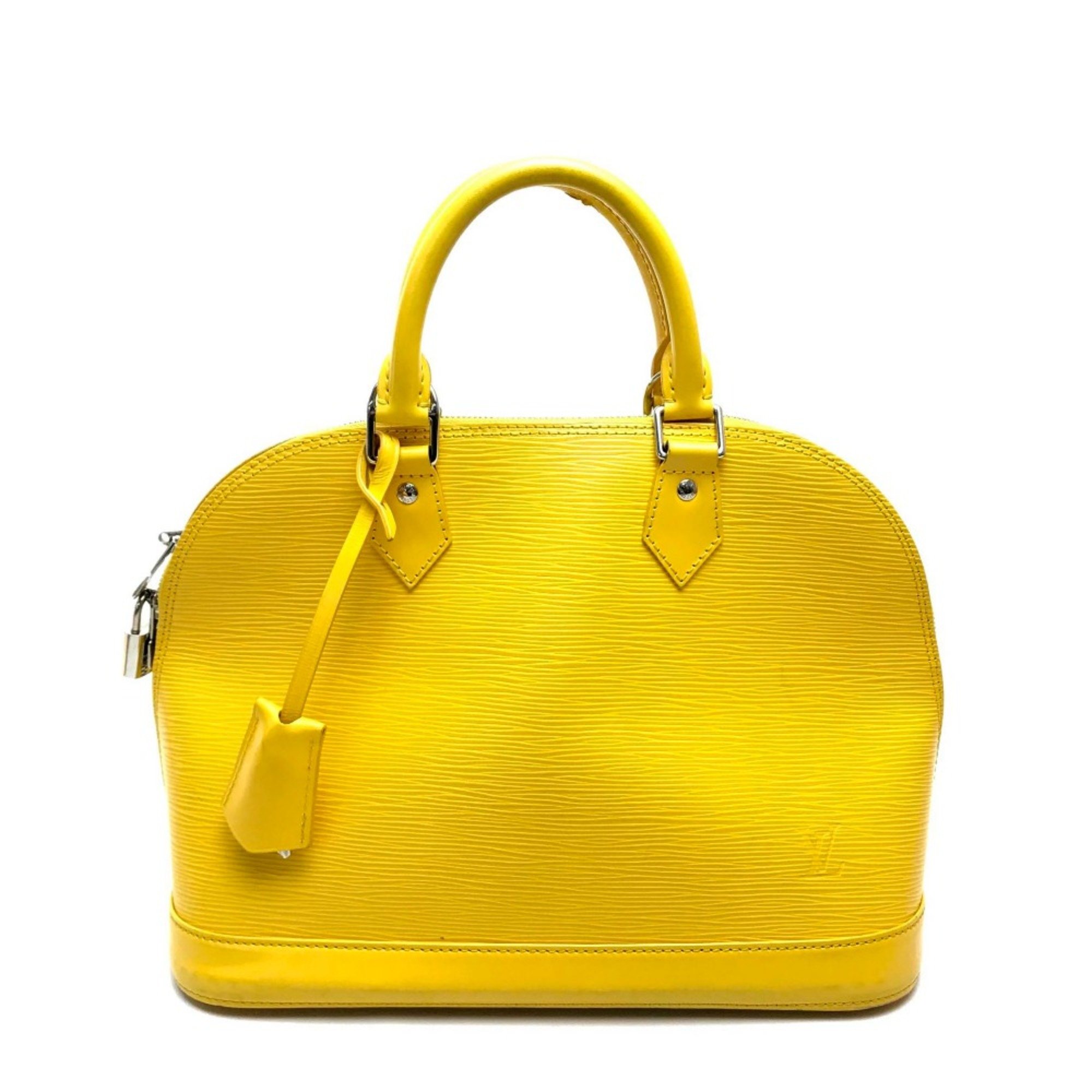 Louis Vuitton M40619 Epi Bag Tote Bag Hand Bag citron yellow