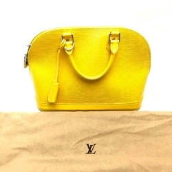 Louis Vuitton M40619 Epi Bag Tote Bag Hand Bag citron yellow