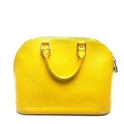 Louis Vuitton M40619 Epi Bag Tote Bag Hand Bag citron yellow