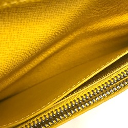 Louis Vuitton M42087 Taiga Long Wallet Jaune yellow