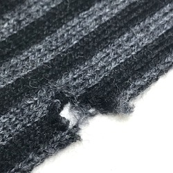 Louis Vuitton 401910 Logo pattern Scarf Black /Gray