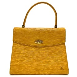 Louis Vuitton M52379 Epi bag square Hand Bag Tassiri Yellow yellow