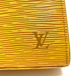 Louis Vuitton M52379 Epi bag square Hand Bag Tassiri Yellow yellow