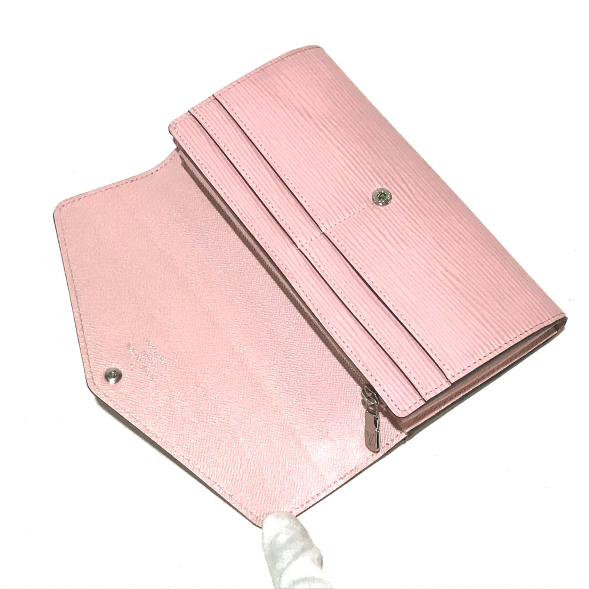 Louis Vuitton M61394 Epi Folded wallet Rose Nacre pink