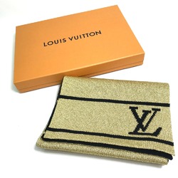 Louis Vuitton M76167 Scarf Gold x Black