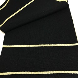 Louis Vuitton M76167 Scarf Gold x Black