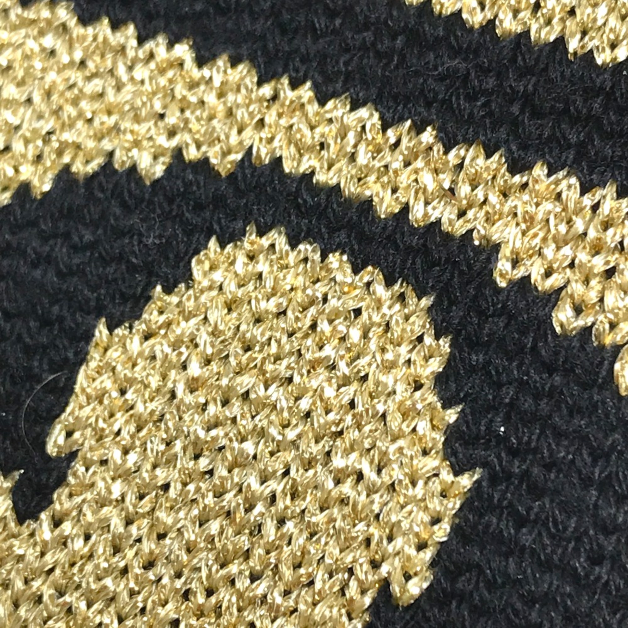 Louis Vuitton M76167 Scarf Gold x Black