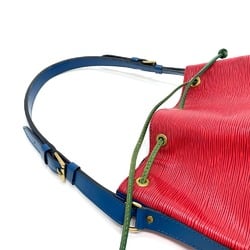 Louis Vuitton M44084 Epi tricolor bag drawstring Shoulder Bag Tricolor Red x Green blue