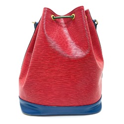 Louis Vuitton M44084 Epi tricolor bag drawstring Shoulder Bag Tricolor Red x Green blue