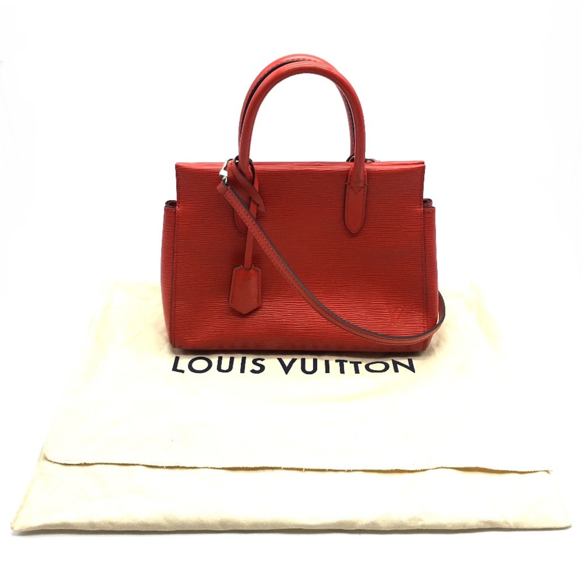 Louis Vuitton M94619 Epi Bag Hand Bag Shoulder Bag Hand Bag Castilian red Red