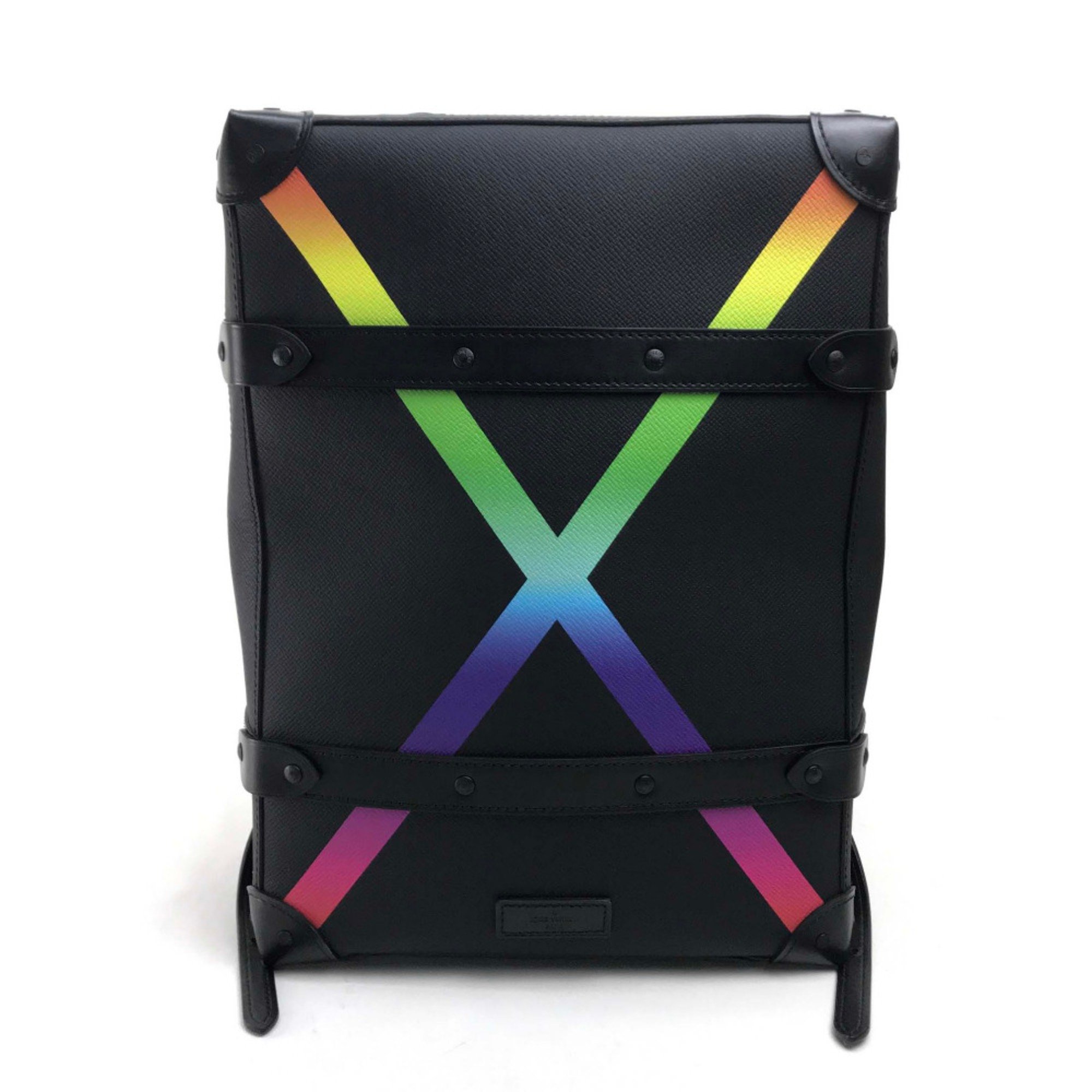 Louis Vuitton M30337 taiga rainbow Backpack Black