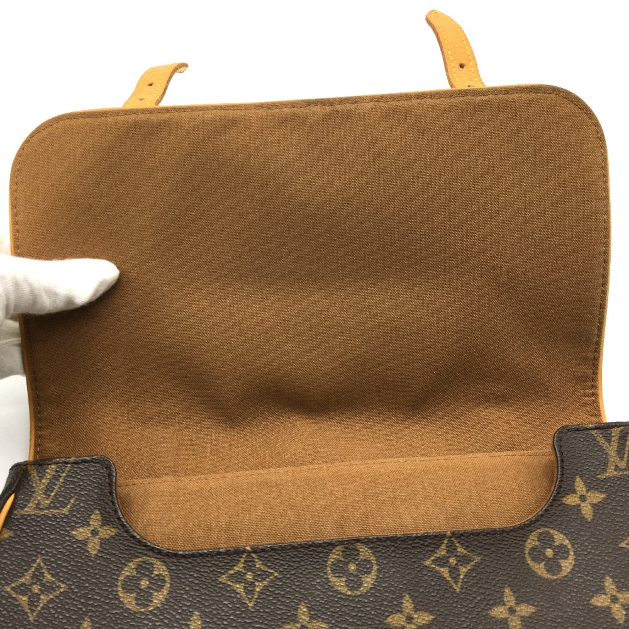 Louis Vuitton M51158 Monogram satchel bag 3way Backpack BrownBased