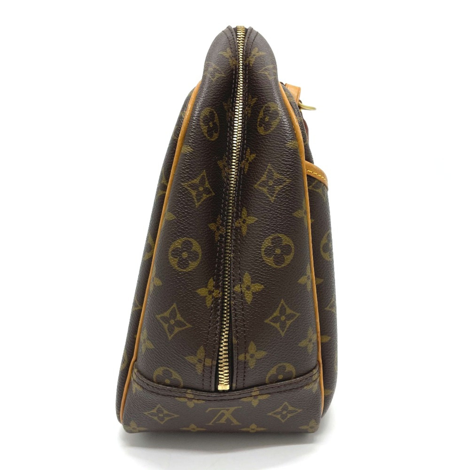 Louis Vuitton M47270 Monogram Hand Bag Duffle Bag Brown