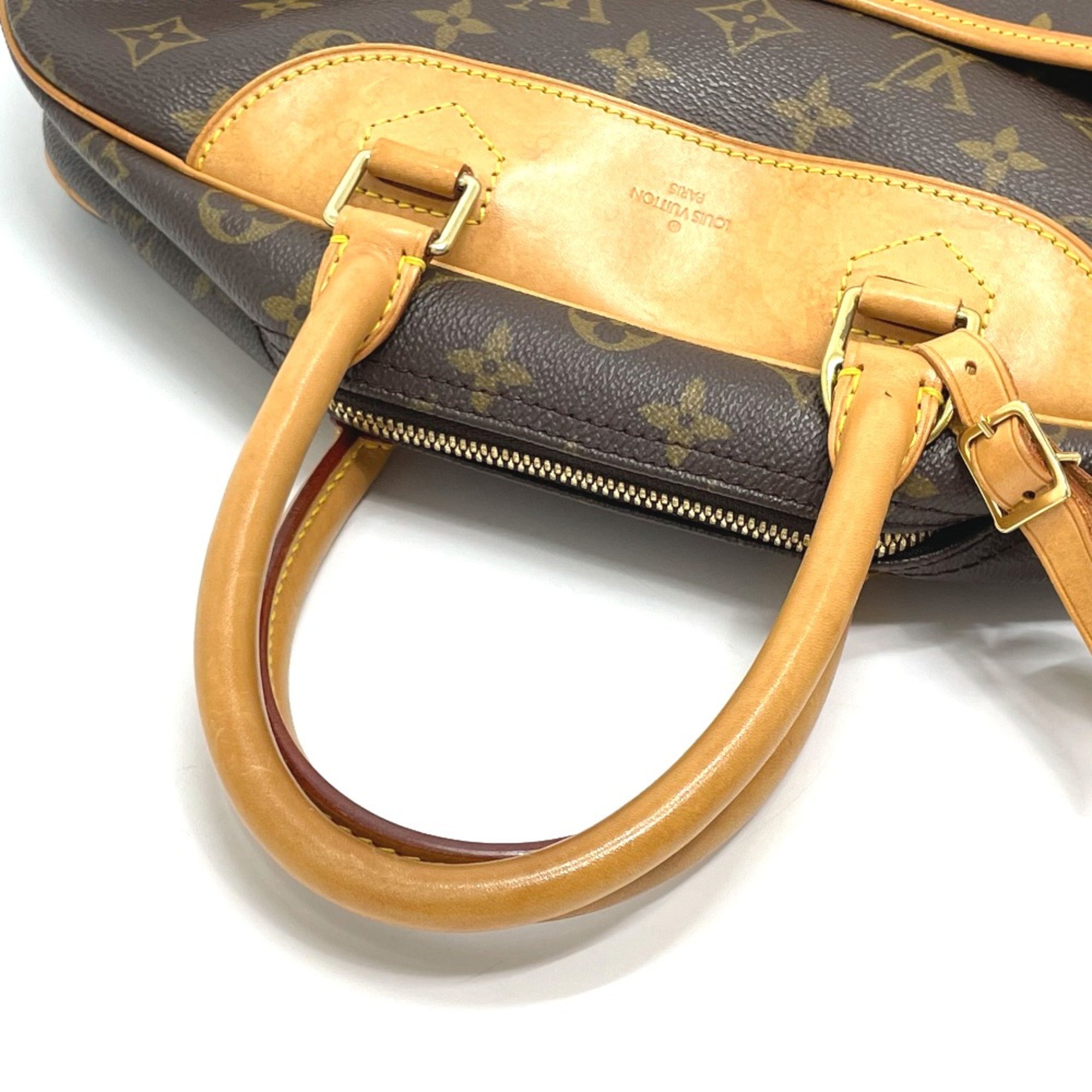 Louis Vuitton M47270 Monogram Hand Bag Duffle Bag Brown