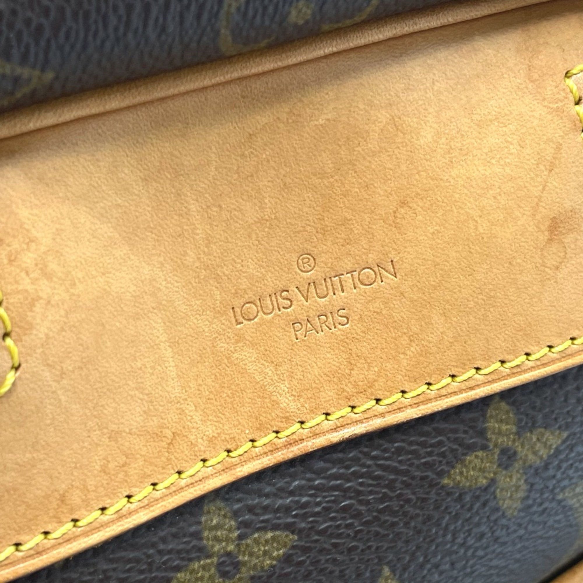 Louis Vuitton M47270 Monogram Hand Bag Duffle Bag Brown