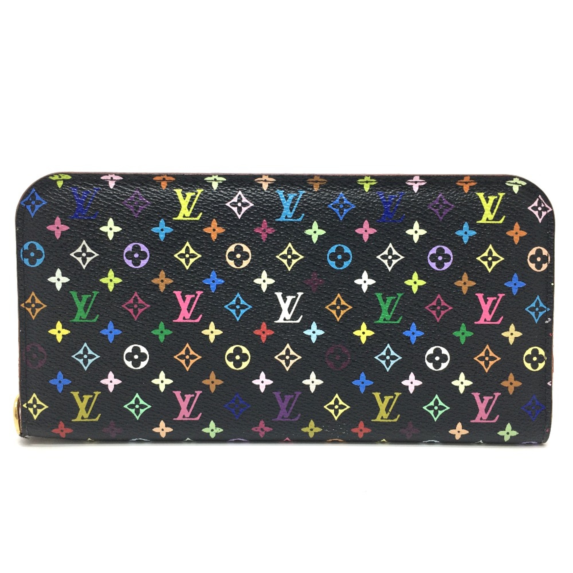 Louis Vuitton M60271 MonogramMulticolore Long wallet Long Wallet Noir Black x Multicolore