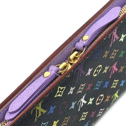 Louis Vuitton M60271 MonogramMulticolore Long wallet Long Wallet Noir Black x Multicolore