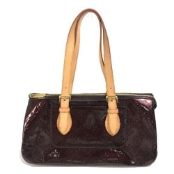 Louis Vuitton M93510 MonogramVernis bag shawl Shoulder Bag Amarante wine-red