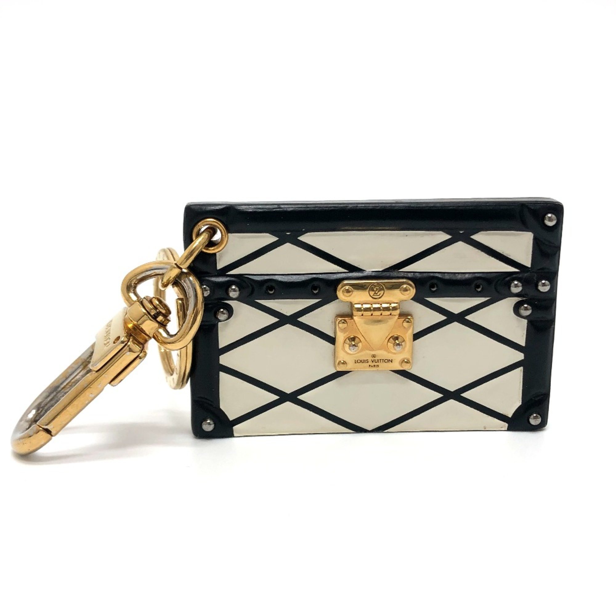 Petite malle bag charm & key holder sale