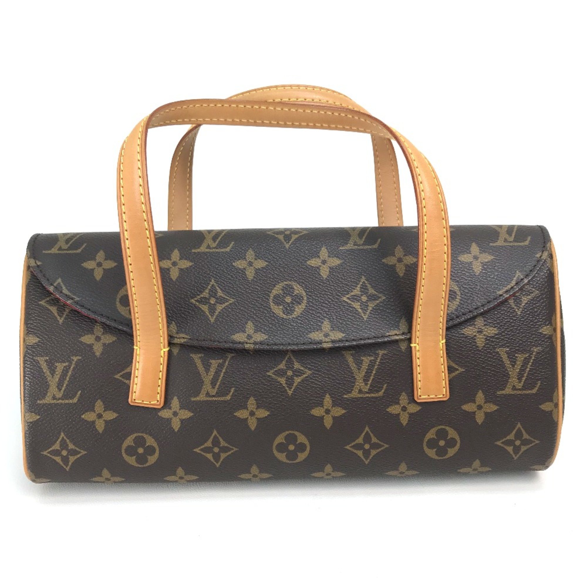 Louis Vuitton M51902 Monogram Width Hand Bag Brown/Red