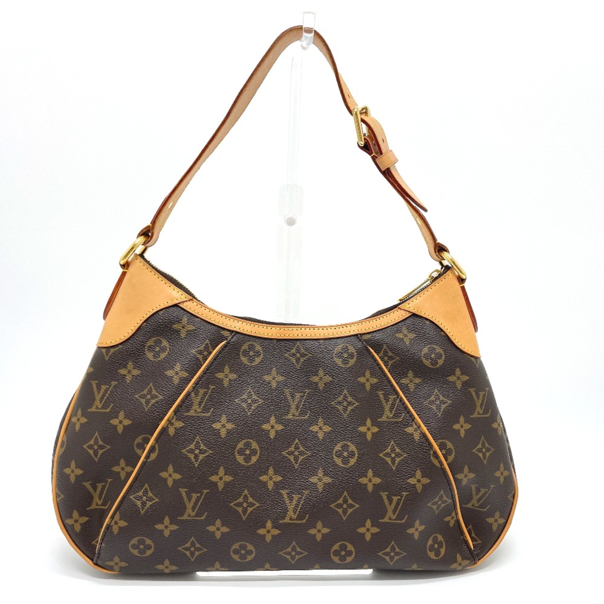 Louis Vuitton M56383 Monogram Shoulder Bag Brown