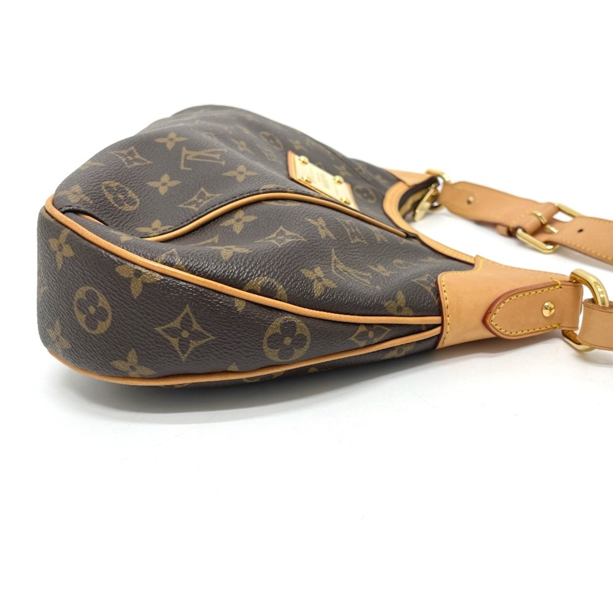 Louis Vuitton M56383 Monogram Shoulder Bag Brown