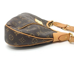 Louis Vuitton M56383 Monogram Shoulder Bag Brown