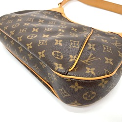 Louis Vuitton M56383 Monogram Shoulder Bag Brown