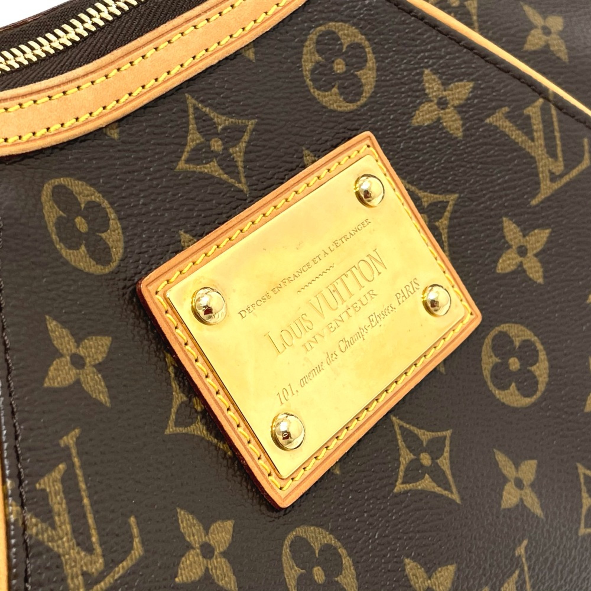 Louis Vuitton M56383 Monogram Shoulder Bag Brown