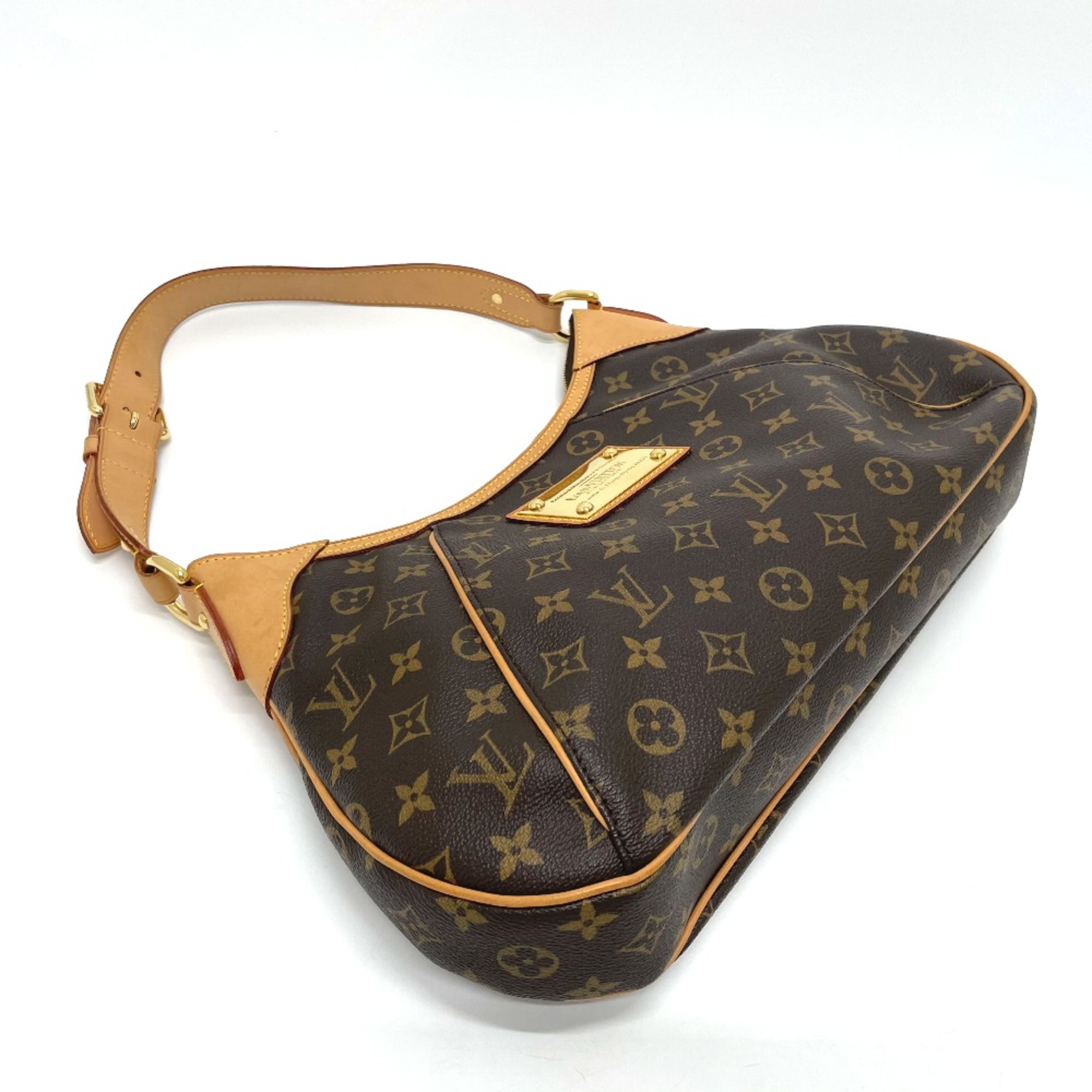 Louis Vuitton M56383 Monogram Shoulder Bag Brown